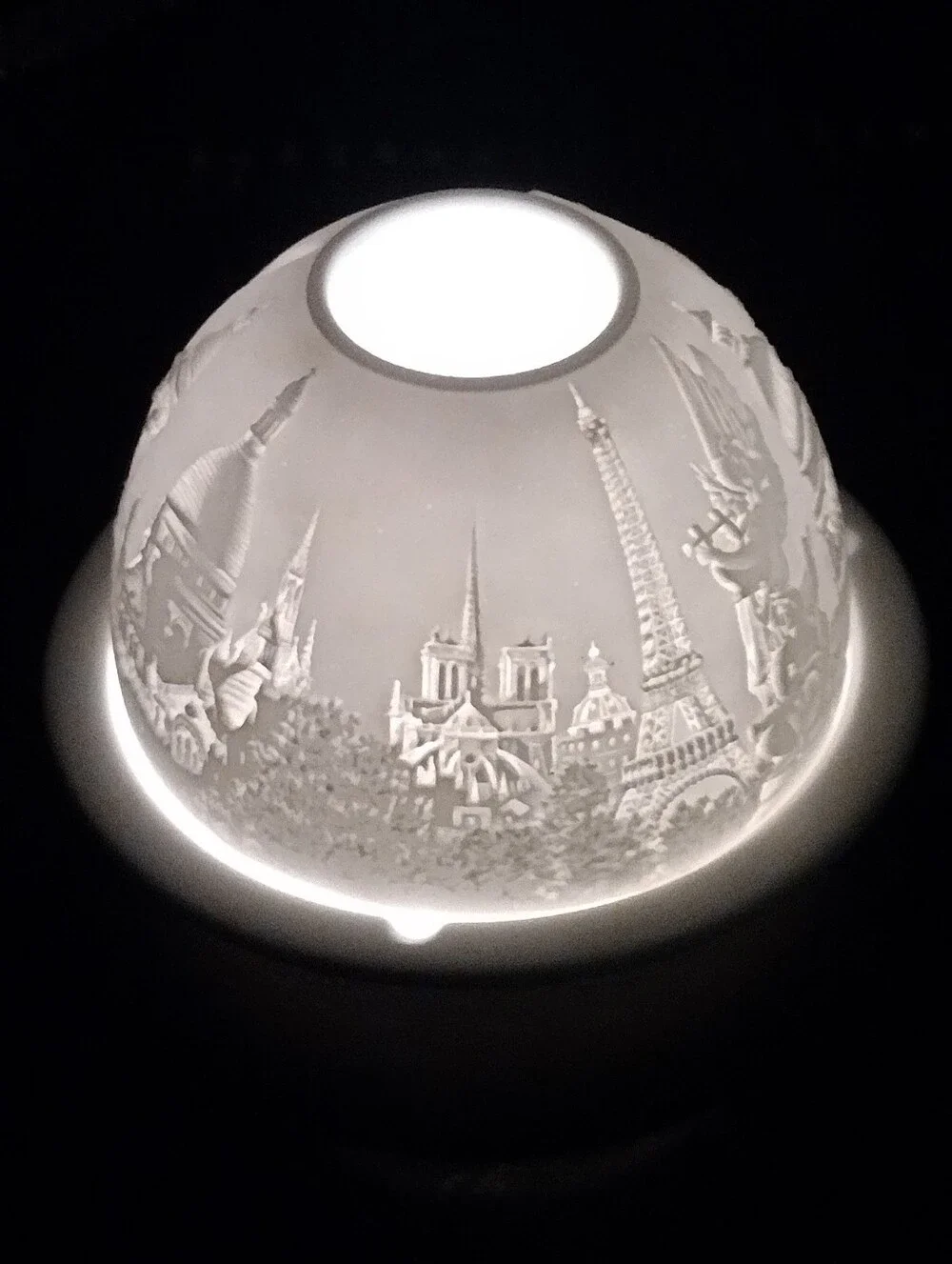 Bernardaud Limoges Porcelain Paris Luminary Fairy Lamp